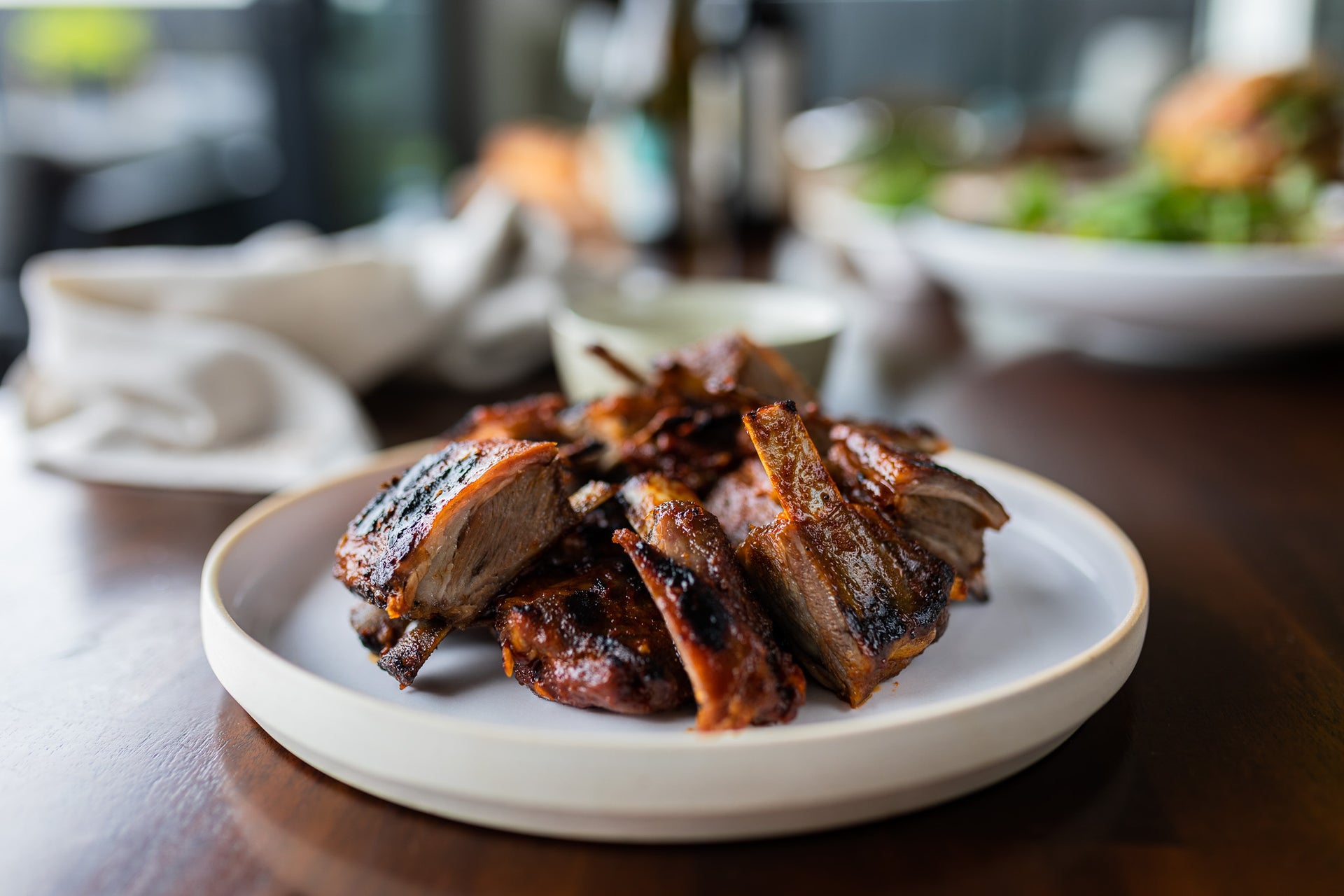 Sticky Korean Lamb Ribs