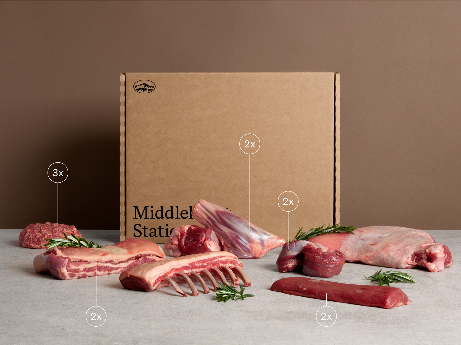 Middlehurst Station Gourmet Family Box