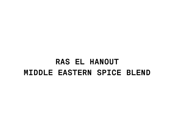 Ras El Hanout Spice Blend