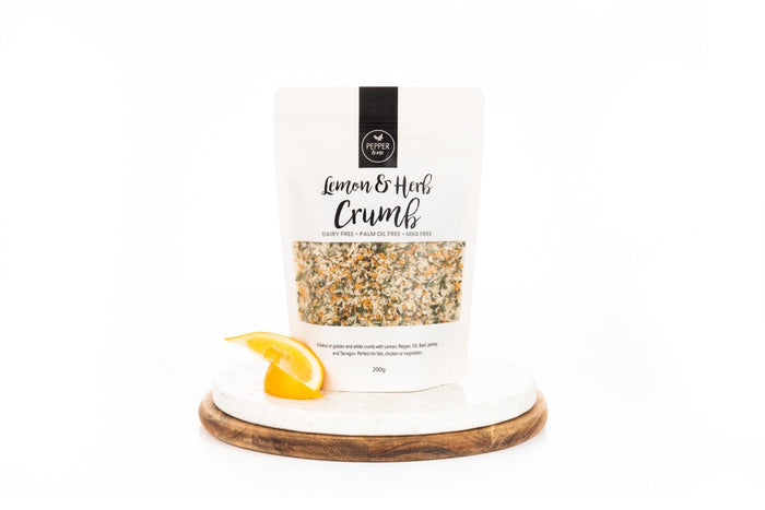 Pepper & Me 'Lemon & Herb Crumb'